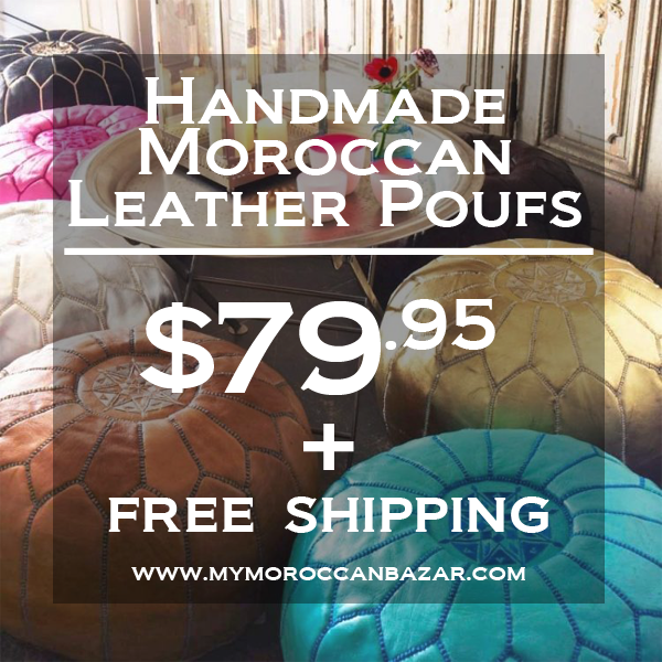 Moroccan Pouf Discount!